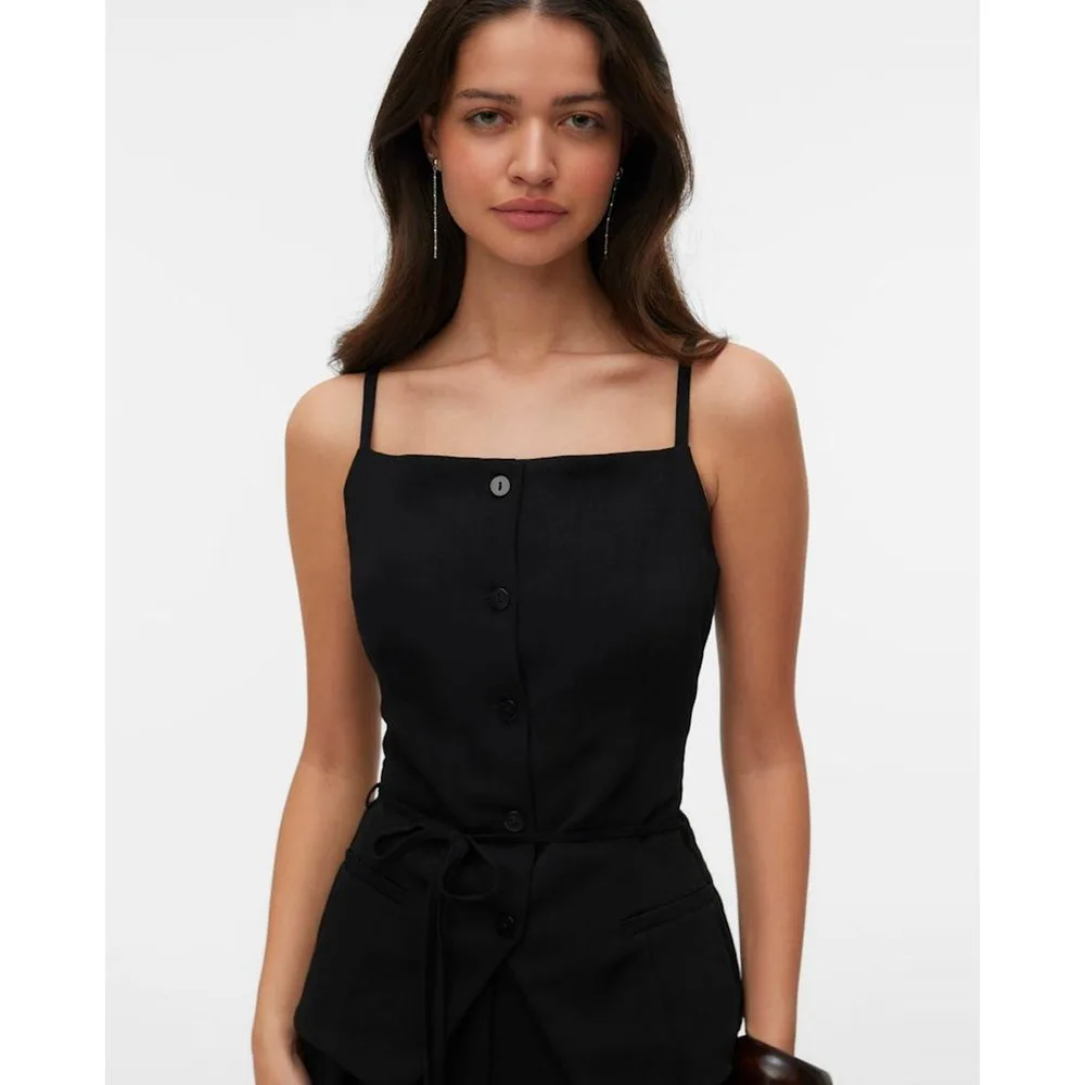 Chaleco de vestir con lazada - Vero Moda - FashionsVida