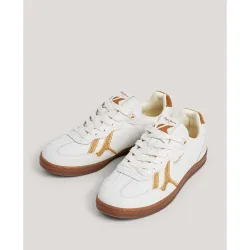Zapatillas de mujer retro de piel