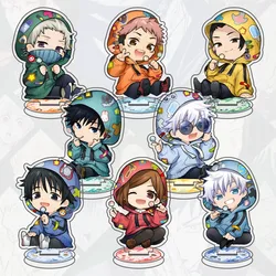 Jujutsu Kaisen Acrylic Medium Stand Itadori Yuji Satoru Gojo Figure Ornaments Homo Creative Boys Gifts Toys Doll keychain