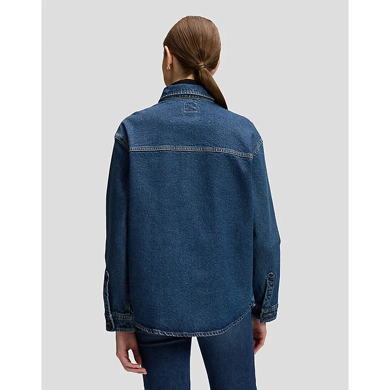 Relaxed Utility Overshirt Blue Dagger Größe L female - Lee - FashionsVida