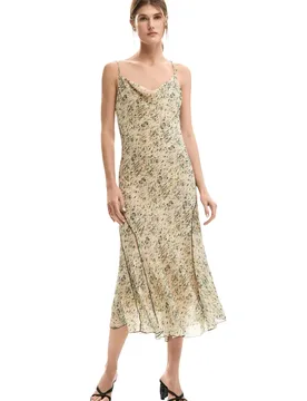 Desigual Damen Kleid Beige 514698