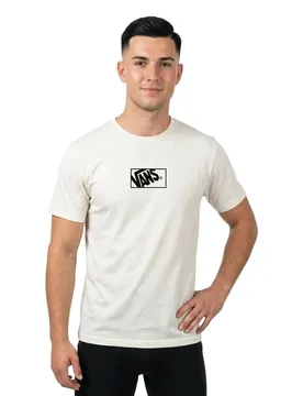 T-shirt à Manches Courtes Blocked Box Loose White S