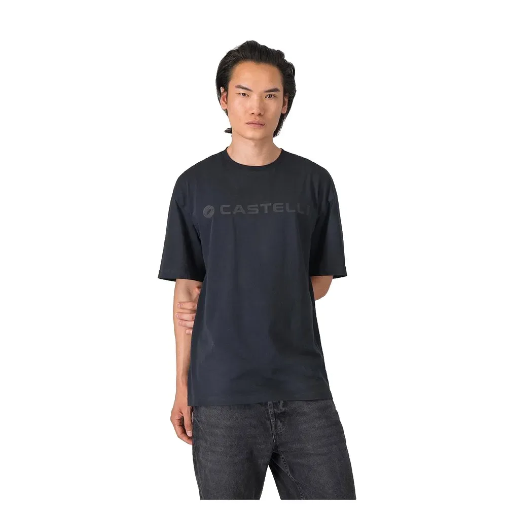 Maglietta A Maniche Corte Tone Black - Castelli - FashionsVida