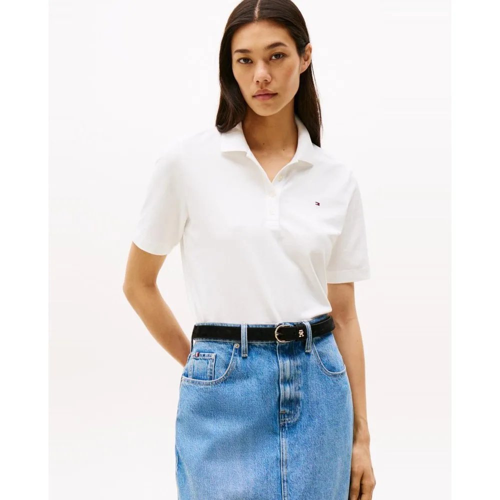 Polo de mujer de manga corta y silueta regular - Tommy Hilfiger - FashionsVida