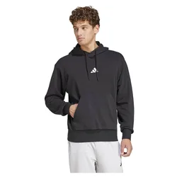Felpa Con Cappuccio Essentials Feelcozy French Terry Black / White 2XL
