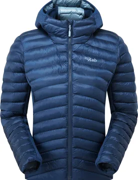 Leichte Stepp-Und PrimaLoft® Daundenjacke – Damen / Frau Cirrus Flex Hoody W Cirrus Flex Hoody W Tempest Blue für Damen Größe M - Rab - FashionsVida