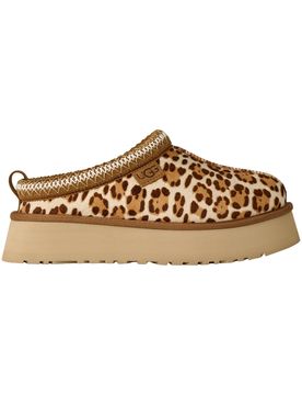 Warme und bequeme Hausschuhe aus Leder – Damen / Frau – W Tazz Plains Felicity Leopard Jasmine W Tazz Plains Felicity Leopard