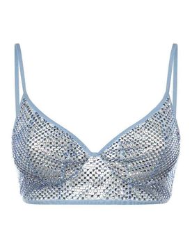 Genny Top in rete con strass