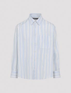 Jacquemus Striped Pocket Shirt