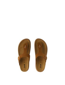Infradito in pelle MARRONE CHIARO 40