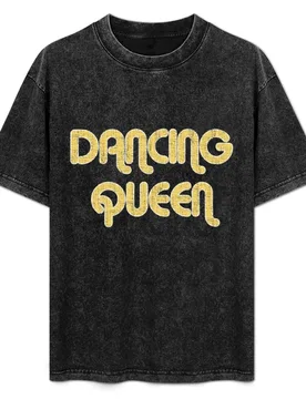 DANCING QUEEN Vintage Large Print 1970's T-Shirt Outdoor Working T-Shirt - Aliexpress - FashionsVida