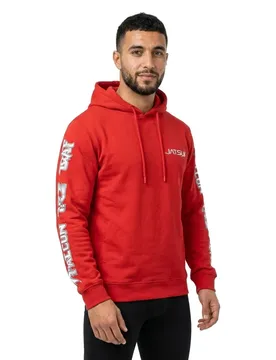 Jatsui Logo Hoodie Red Camo 2XL Men - Jatsui - FashionsVida
