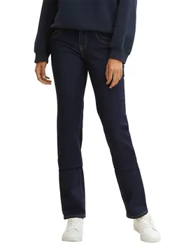 Jeans Straight Rinsed Blue Denim 32