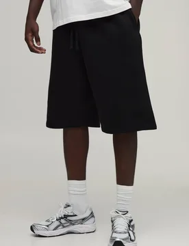 Herren Basic Jersey Jort Black Größe Small - boohooMAN - FashionsVida