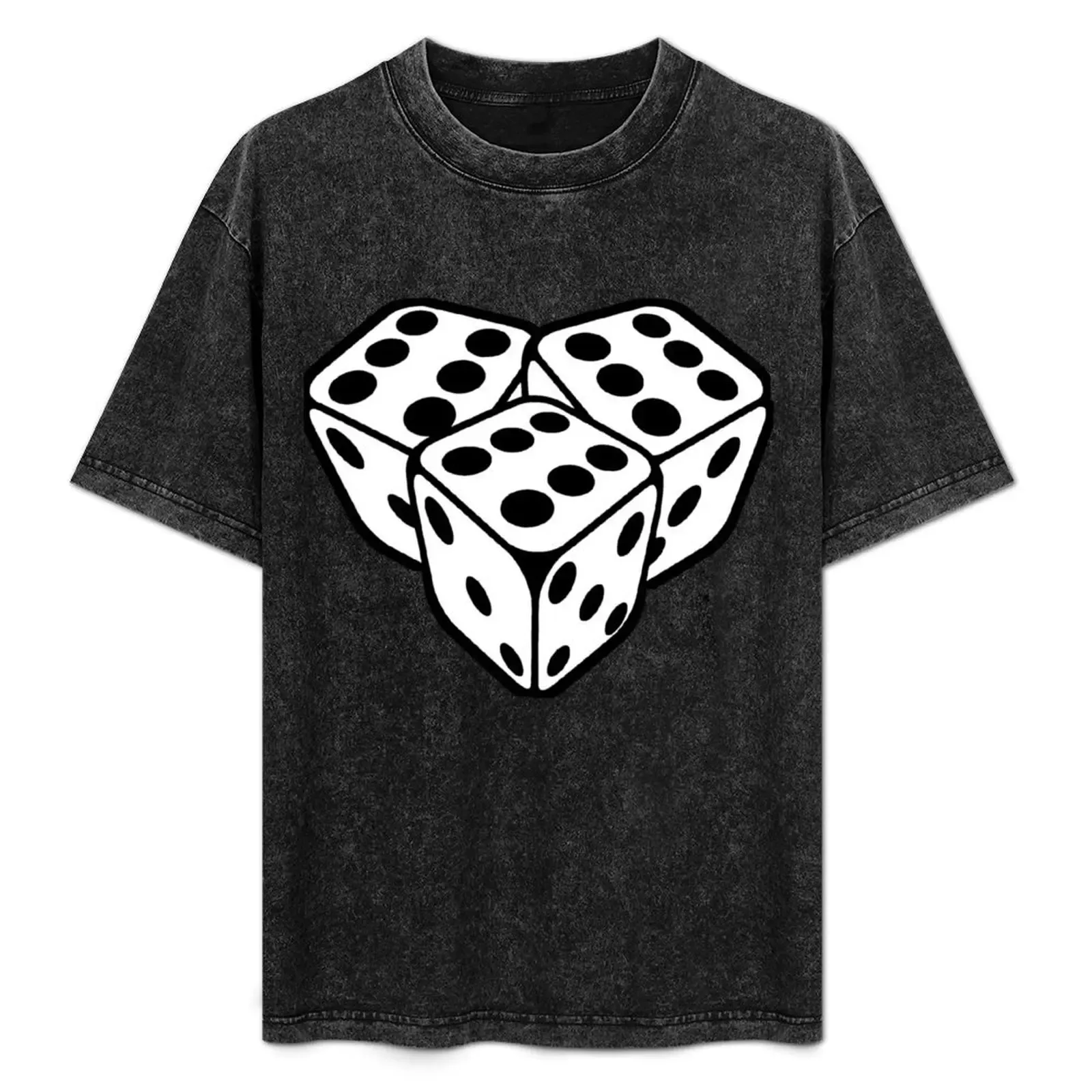 Dice T-Shirt Basic Plain Short Sleeve Crew Neck Tee - Aliexpress - FashionsVida