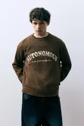 Brown Autonomous Sweater (Size: )