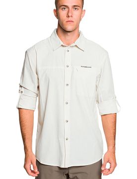 Vignemale camisa montaña manga larga hombre Beige (M)