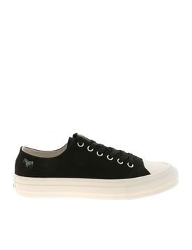 Sneakers Kinsey nere con ricamo zebra