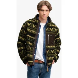 Forro polar de hombre Abstract con cremallera completa