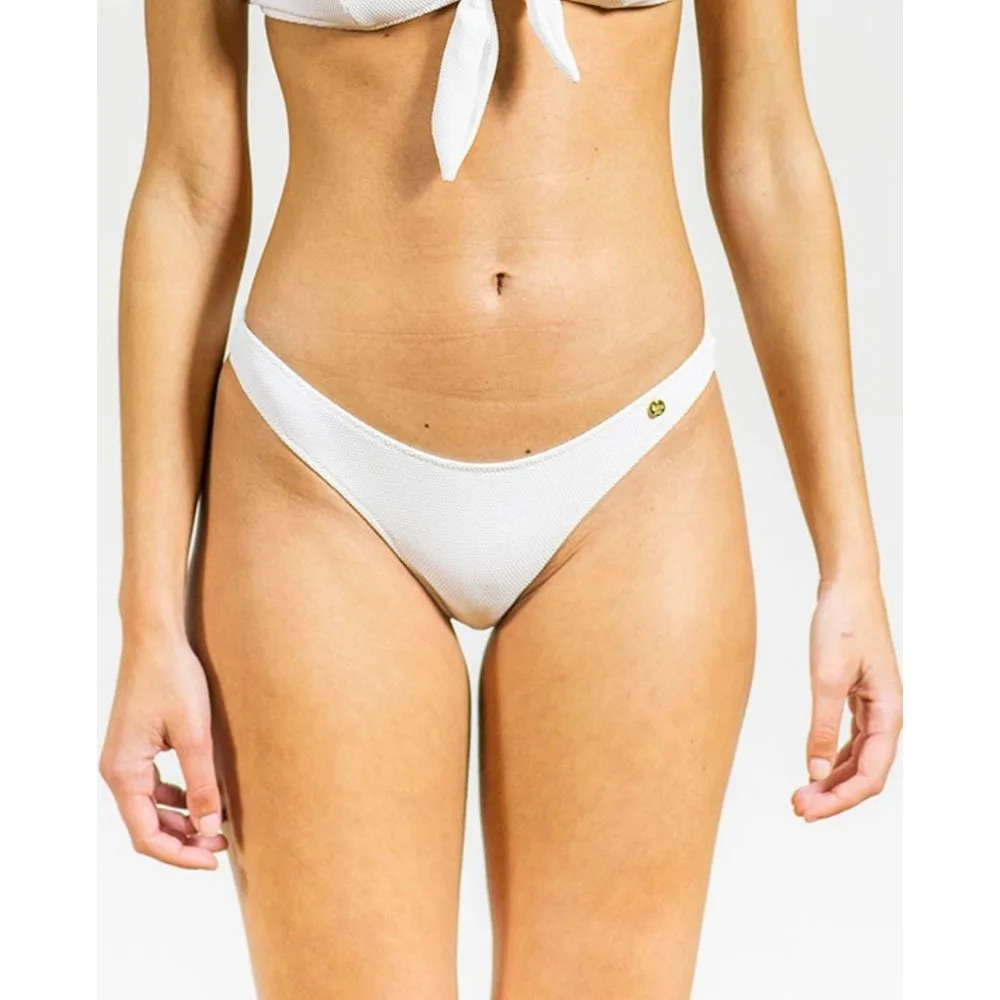 Braga de bikini en forma de v con tejido piqué - Bohodot - FashionsVida