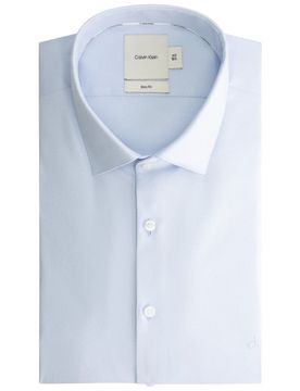 Calvin Klien camicia celeste strutturata K10K114326C3Q