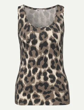 Top mit Animalprint Mehrfarbig 40 - Street One - FashionsVida
