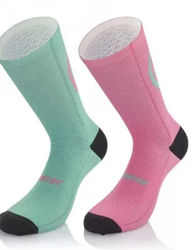 Calzini Smile Emotions Pink / Aqua Green - Mb Wear - FashionsVida
