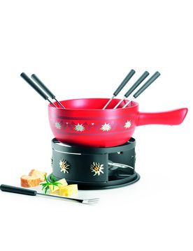 Käsefondueset mehrfarbig