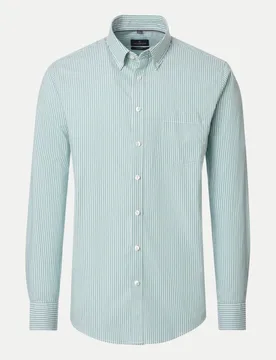 Regular-Fit Freizeithemd Grün 3XL - Casamoda - FashionsVida