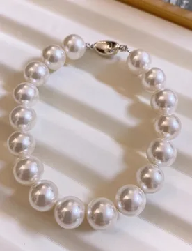 S925 sterling silver ingot clasp -quality high-luster bracelet, light luxury natural Australian mother-of-pearl, popul - Aliexpress - FashionsVida