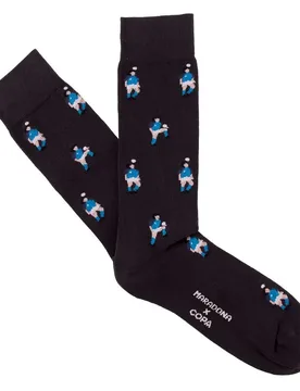 Socken Maradona Live is life - Gris - male - Size: 40/46 - Copa Football - FashionsVida