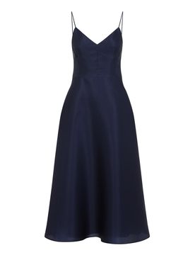 Vestito midi in tripla organza