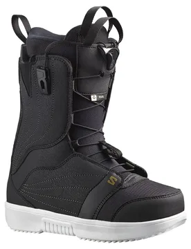 Chaussures De Snowboard Pearl Black / White / Gold 22.5 - Salomon - FashionsVida