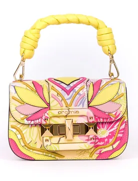 Tropical Borsa a mano e tracolla 1406249 Giada - Cromia - FashionsVida