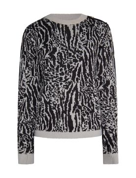 Faina Jersey gris / negro