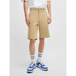 HUGO Mens Medium Beige Dante242 Twill Short - Male - Beige - W33