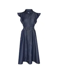 Midikleid bleu marine 34
