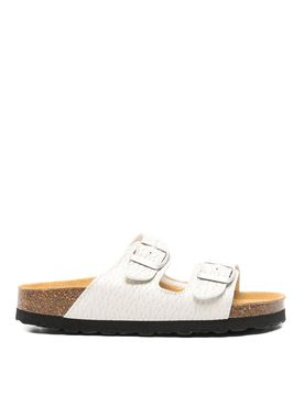 Woolrich Sandali In Pelle Due Fasce
