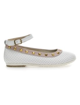 Ballerine 14512 Bianche e Beige 35