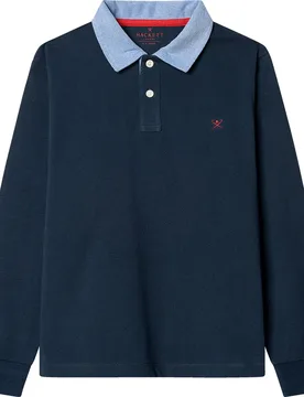 Polo à Manches Longues Hk5700004 Old Navy 13 Années Garçon - Hackett - FashionsVida