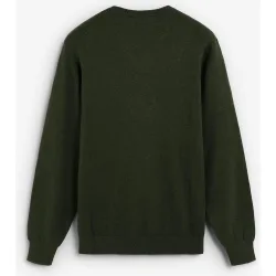 Jersey de hombre liso con cuello de pico