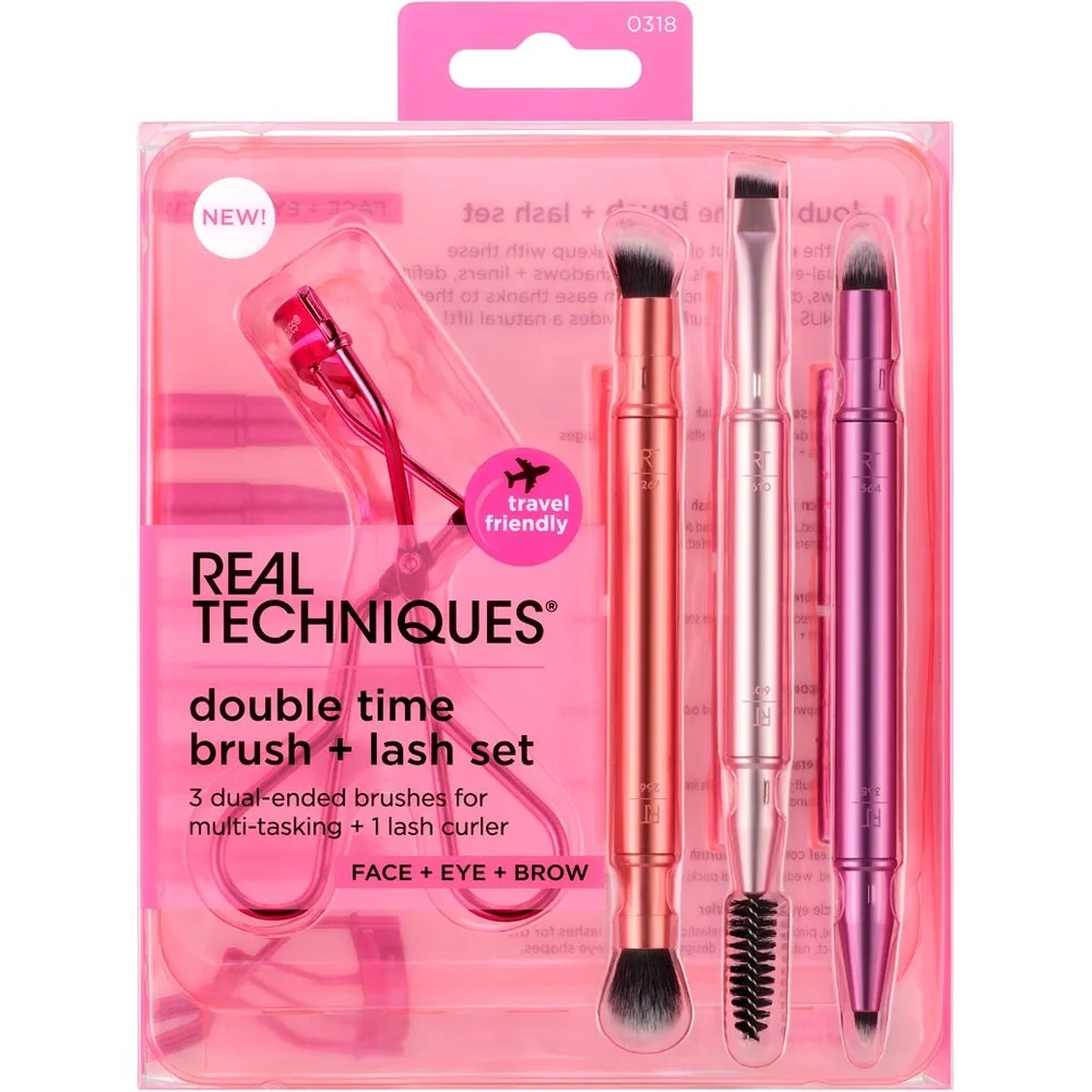 Estuche Regalo Brochas Double Time Retractable - Real Techniques - FashionsVida
