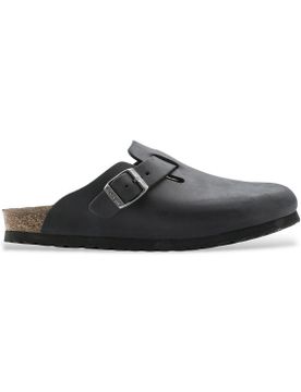 Unisex. 59461 Zuecos de Piel Boston (Ajuste Regular) (40), Plano, Ninguno, Casual