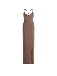 Vestido de noche gris 36