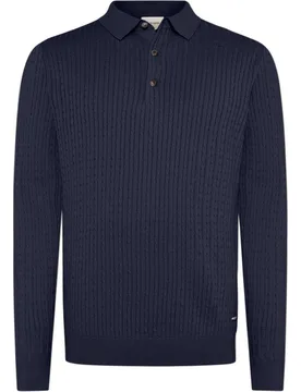 Polo de hombre modern fit punto ochos M-L - Pierre Cardin - FashionsVida