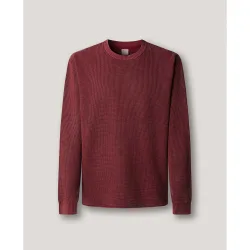 Jersey punto de hombre cuello redondo
