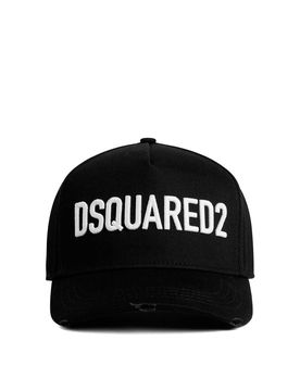 Dsquared2 Cappellino logato nero