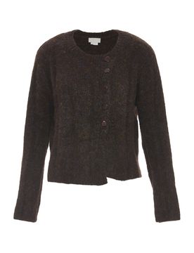 Jalene Cárdigan marrón oscuro