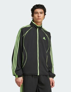 Giacca da allenamento Teamgeist adicolor L Black / Signal Green