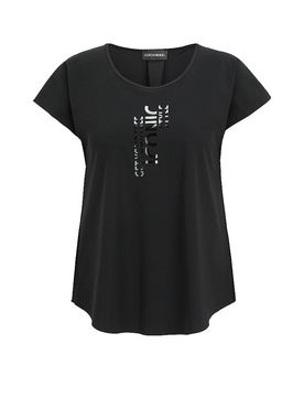 T-Shirt schwarz 52 damen